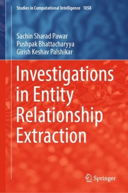 Girish Keshav Palshikar, Pushpak Bhattacharyya, Sachin Sharad Pawar - Investigations in Entity Relationship Extraction, E-bok