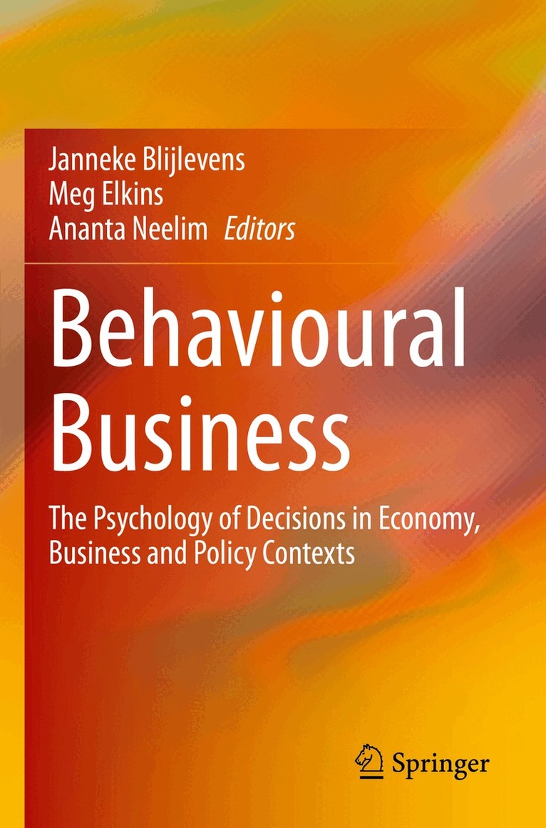 Janneke Blijlevens, Meg Elkins, Ananta Neelim - Behavioural Business, Häftad