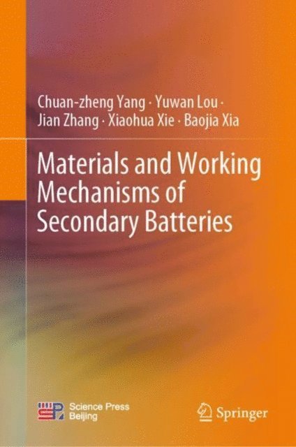Baojia Xia, Xiaohua Xie, Jian Zhang, Yuwan Lou, Chuan-zheng Yang - Materials and Working Mechanisms of Secondary Batteries, E-bok