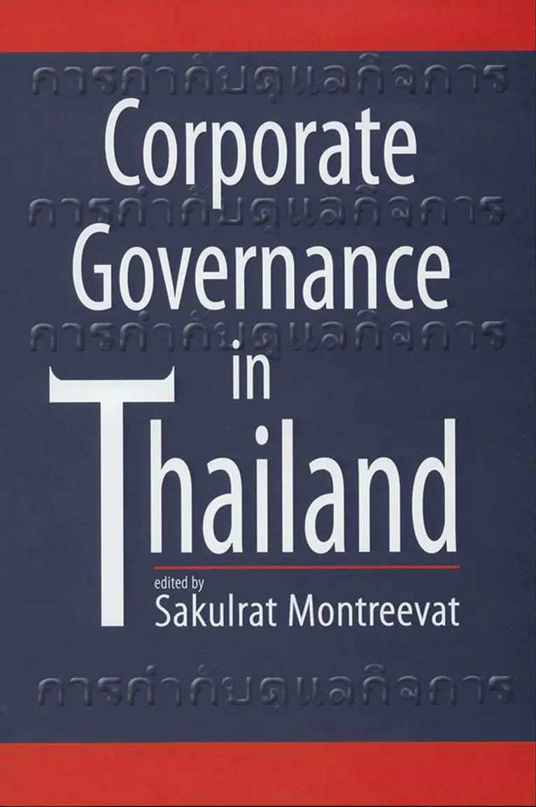 Sakulrat Montreevat - Corporate Governance in Thailand, Inbunden. Tillgänglighet: Lägg i varukorg