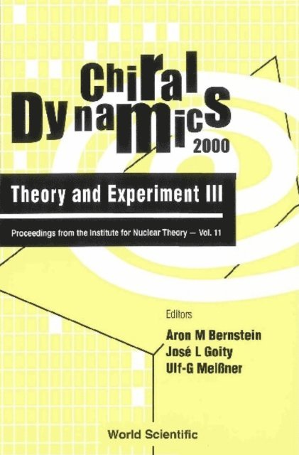 Meissner Ulf-g Meissner, Goity Jose Luis Goity, Bernstein Aron M Bernstein - Chiral Dynamics: Theory And Experiment Iii, E-bok