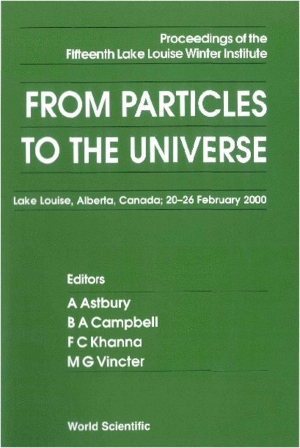 Vincter Manuella G Vincter, Khanna Faqir C Khanna, Campbell Bruce A Campbell, Astbury Alan Astbury - From Particles To The Universe - Proceedings Of The Fifteenth Lake Louise Winter Institute, E-bok