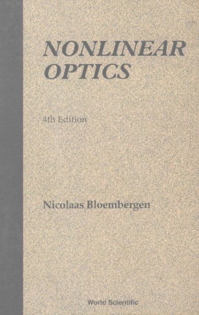 Bloembergen Nicolaas Bloembergen - Nonlinear Optics (4th Edition), E-bok