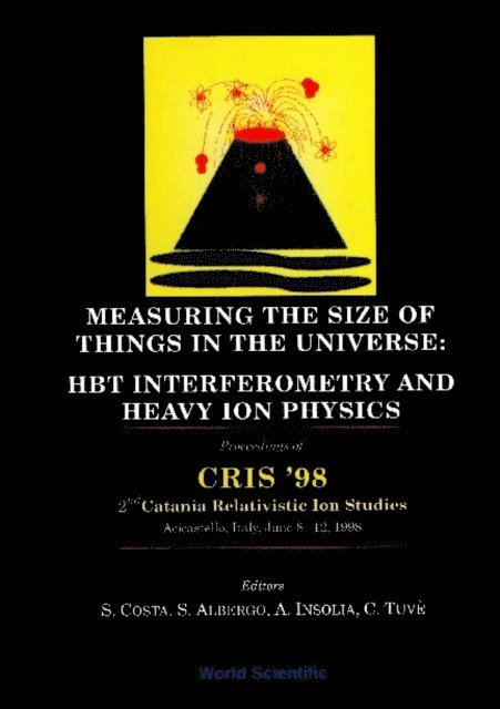 Tuve Cristina Tuve, Albergo Sebastiano Albergo, Costa Salvatore Costa, Insolia Antonio Insolia - Measuring The Size Of Things In The Universe: Hbt Interferometry And Heavy Ion Physics: Proceedings Of Cris '98, E-bok