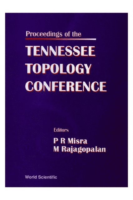 Rajagopalan Minakshisundara Rajagopalan, Misra Prabudh Ram Misra - Tennessee Topology Conference, E-bok