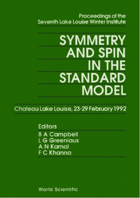 Greeniaus Leslie Gordon Greeniaus, Kamal A N Kamal, Campbell Bruce A Campbell, Khanna Faqir C Khanna - Symmetry And Spin In Standard Model - Proceedings Of The Seventh Lake Louise Winter Institute, E-bok