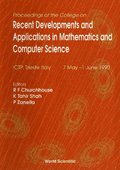 Recent Developments And Applications In Mathematics And Computer Science - Proceedings Of The College