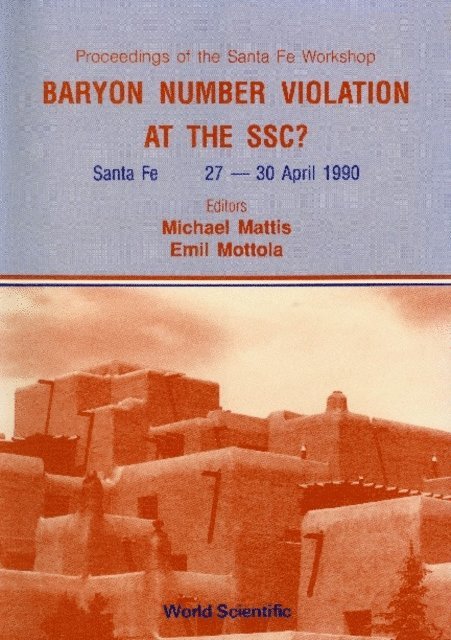 Mottola Emil Mottola, Mattis Michael P Mattis - Baryon Number Violation At The Ssc? - Proceedings Of The Santa Fe Workshop, E-bok