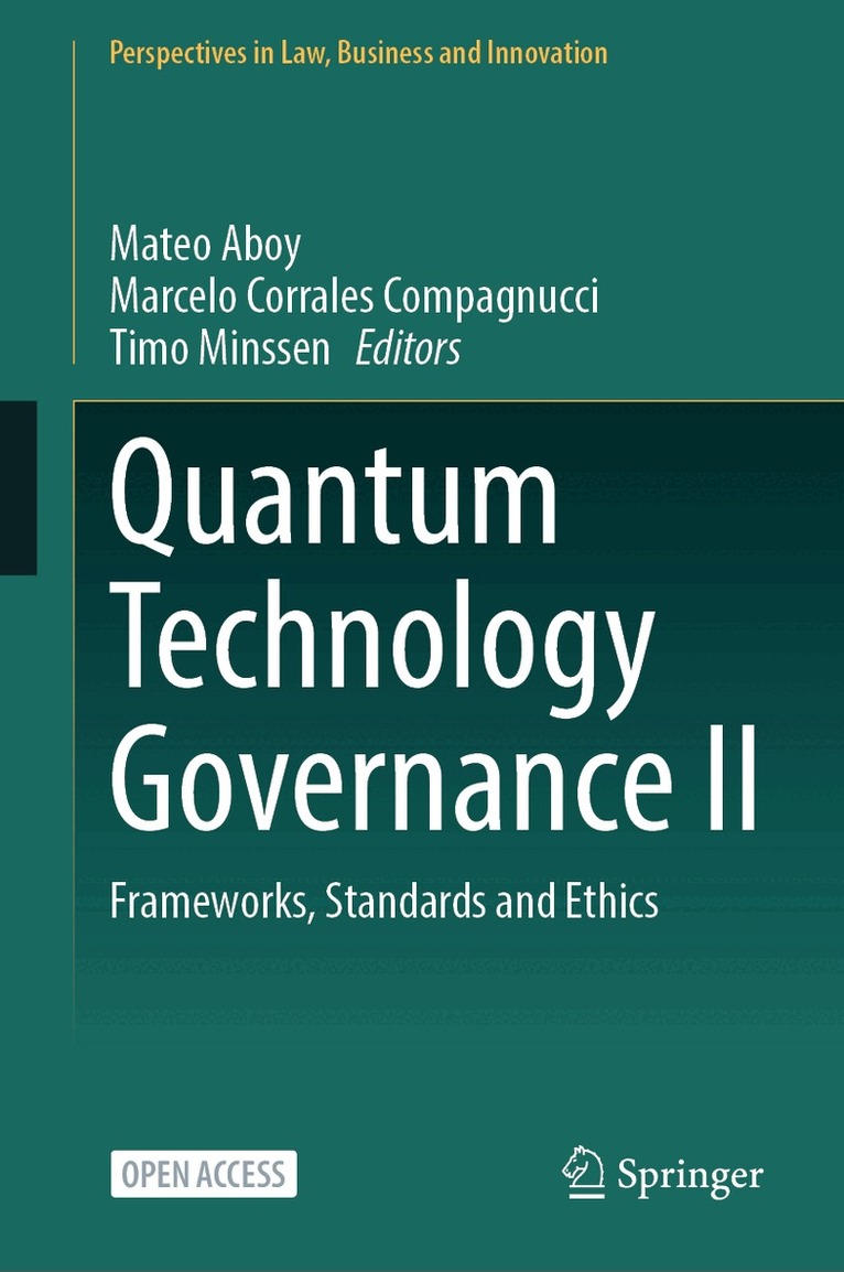Mateo Aboy, Marcelo Corrales Compagnucci, Timo Minssen - Quantum Technology Governance II, Inbunden. Tillgänglighet: Kommande