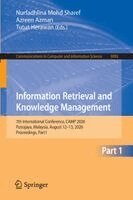 Nurfadhlina Mohd Sharef, Azreen Azman, Tutut Herawan - Information Retrieval and Knowledge Management, Häftad