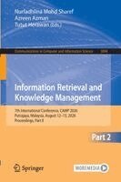 Nurfadhlina Mohd Sharef, Azreen Azman, Tutut Herawan - Information Retrieval and Knowledge Management, Häftad