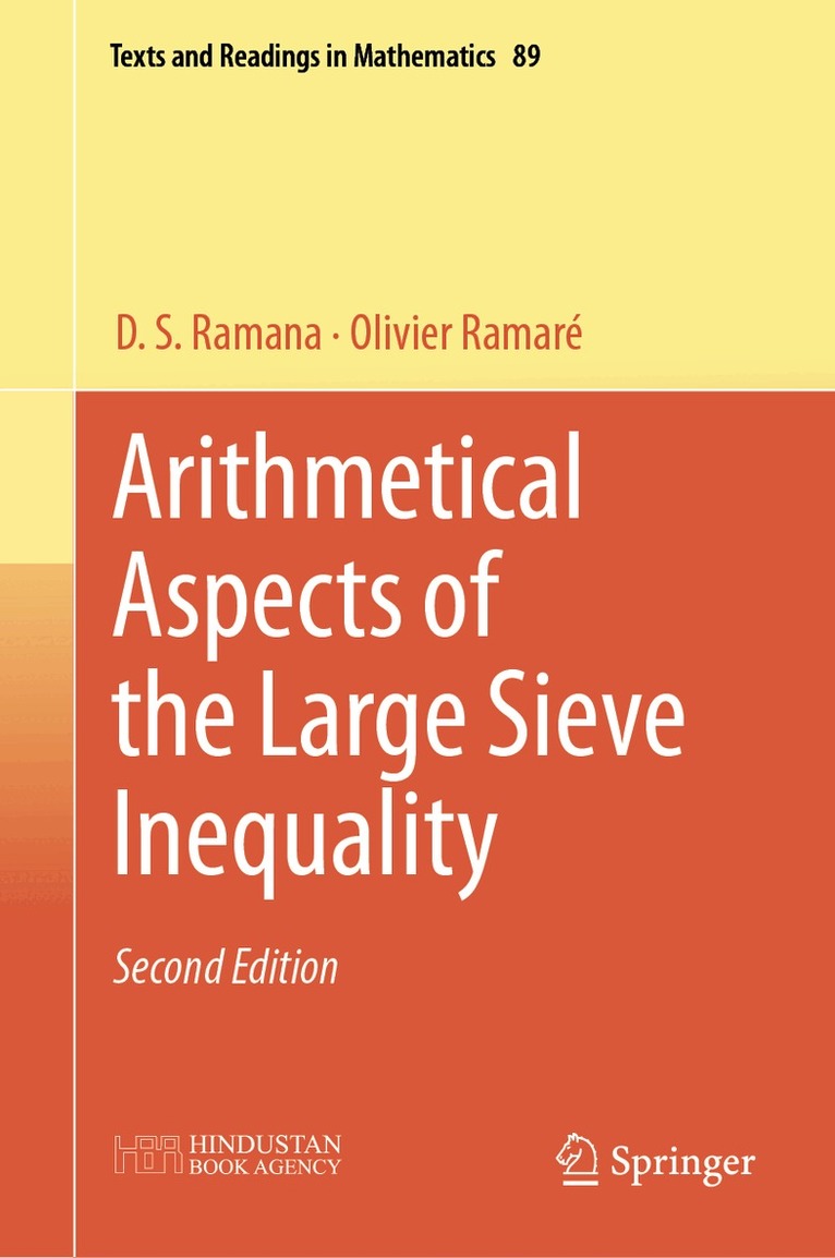 D. S. Ramana, Olivier Ramaré - Arithmetical Aspects of the Large Sieve Inequality, Inbunden