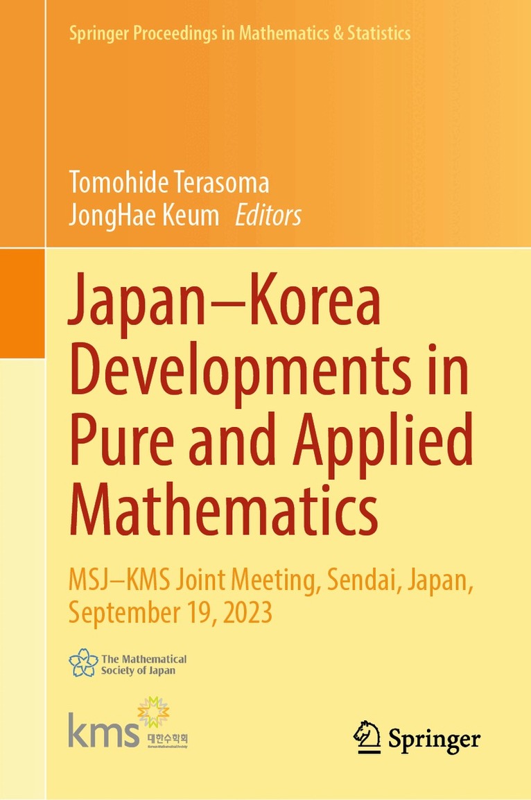 Tomohide Terasoma, JongHae Keum - Japan–Korea Developments in Pure and Applied Mathematics, Inbunden. Tillgänglighet: Lägg i varukorg