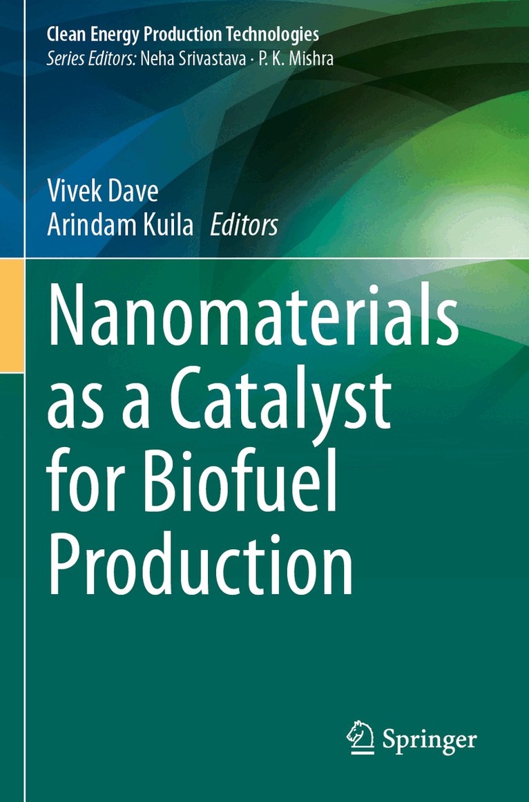 Vivek Dave, Arindam Kuila - Nanomaterials as a Catalyst for Biofuel Production, Häftad
