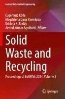 Eugeniusz Koda, Magdalena Daria Vaverková, Krishna R. Reddy, Arvind Kumar Agnihotri - Solid Waste and Recycling, Häftad