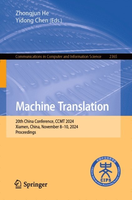 Yidong Chen, Zhongjun He - Machine Translation, E-bok
