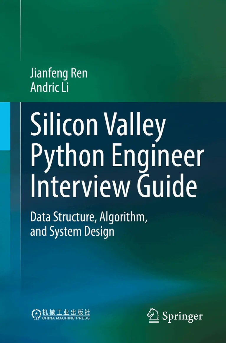 Jianfeng Ren, Andric Li - Silicon Valley Python Engineer Interview Guide, Häftad. Tillgänglighet: Lägg i varukorg