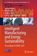 Intelligent Manufacturing and Energy Sustainability
