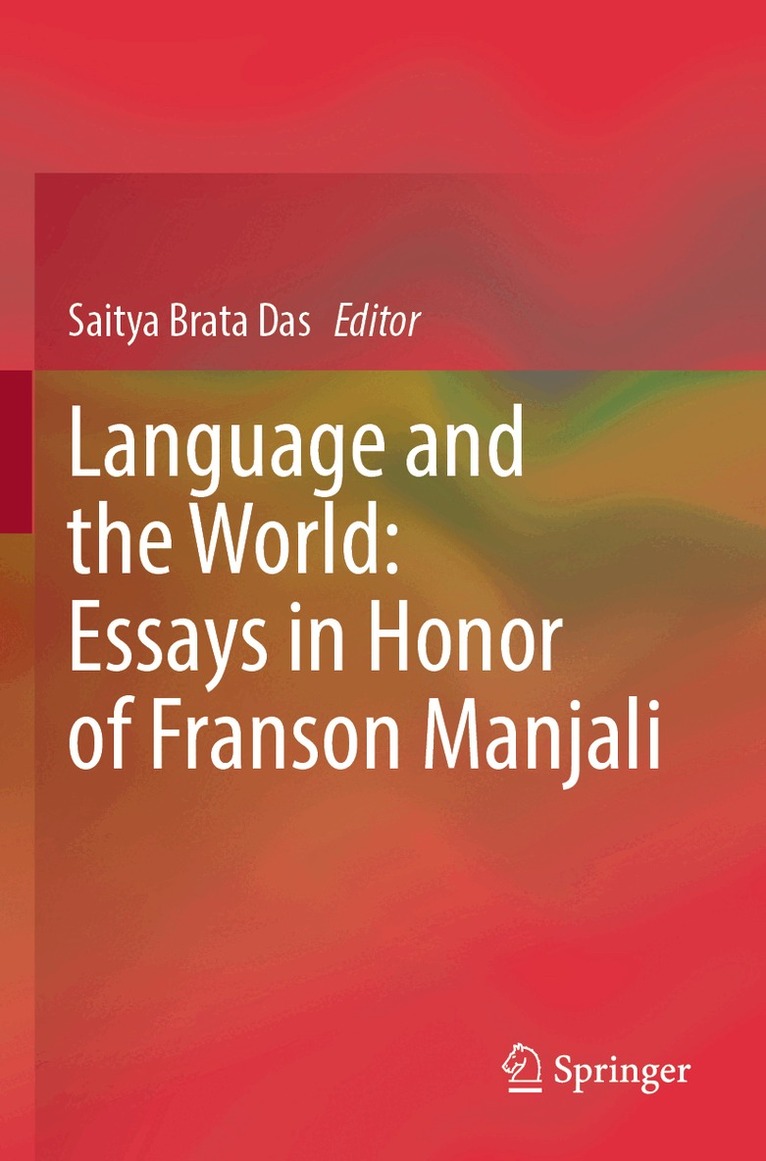 Saitya Brata Das - Language and the World: Essays in Honor of Franson Manjali, Häftad. Tillgänglighet: Lägg i varukorg