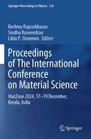 Reshmy Rajasekharan, Sindhu Raveendran, Libin P. Oommen - Proceedings of The International Conference on Material Science, Häftad