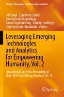 D P Goyal, Suprateek Sarker, Somnath Mukhopadhyay, Basav Roychoudhury, Parijat Upadhyay, Pradeep Kumar Dadabada - Leveraging Emerging Technologies and Analytics for Empowering Humanity, Vol. 2, Häftad