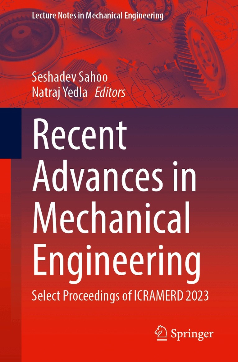 Seshadev Sahoo, Natraj Yedla - Recent Advances in Mechanical Engineering, Häftad