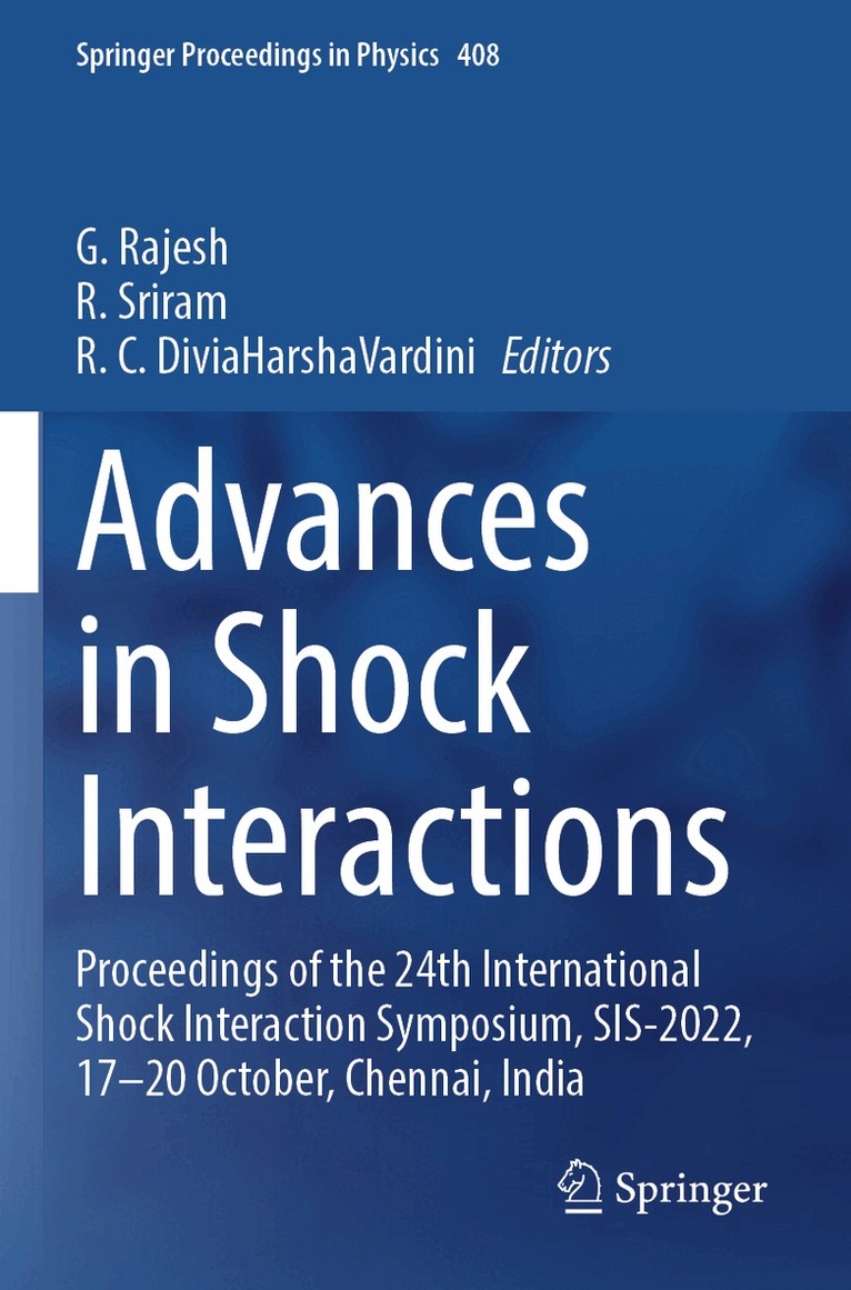 G. Rajesh, R. Sriram, R. C. DiviaHarshaVardini - Advances in Shock Interactions, Häftad. Tillgänglighet: Lägg i varukorg