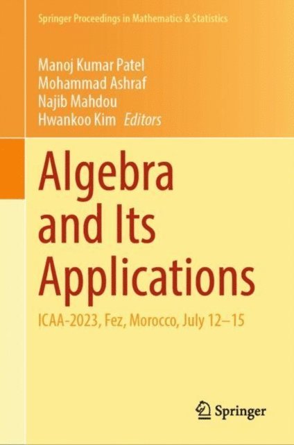Hwankoo Kim, Najib Mahdou, Mohammad Ashraf, Manoj Kumar Patel - Algebra and Its Applications, E-bok