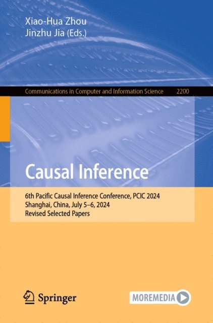 Jinzhu Jia, Xiao-Hua Zhou - Causal Inference, E-bok
