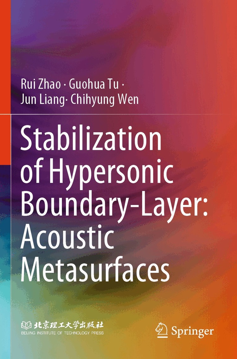 Rui Zhao, Guohua Tu, Jun Liang, Chihyung Wen - Stabilization of Hypersonic Boundary-Layer: Acoustic Metasurfaces, Häftad