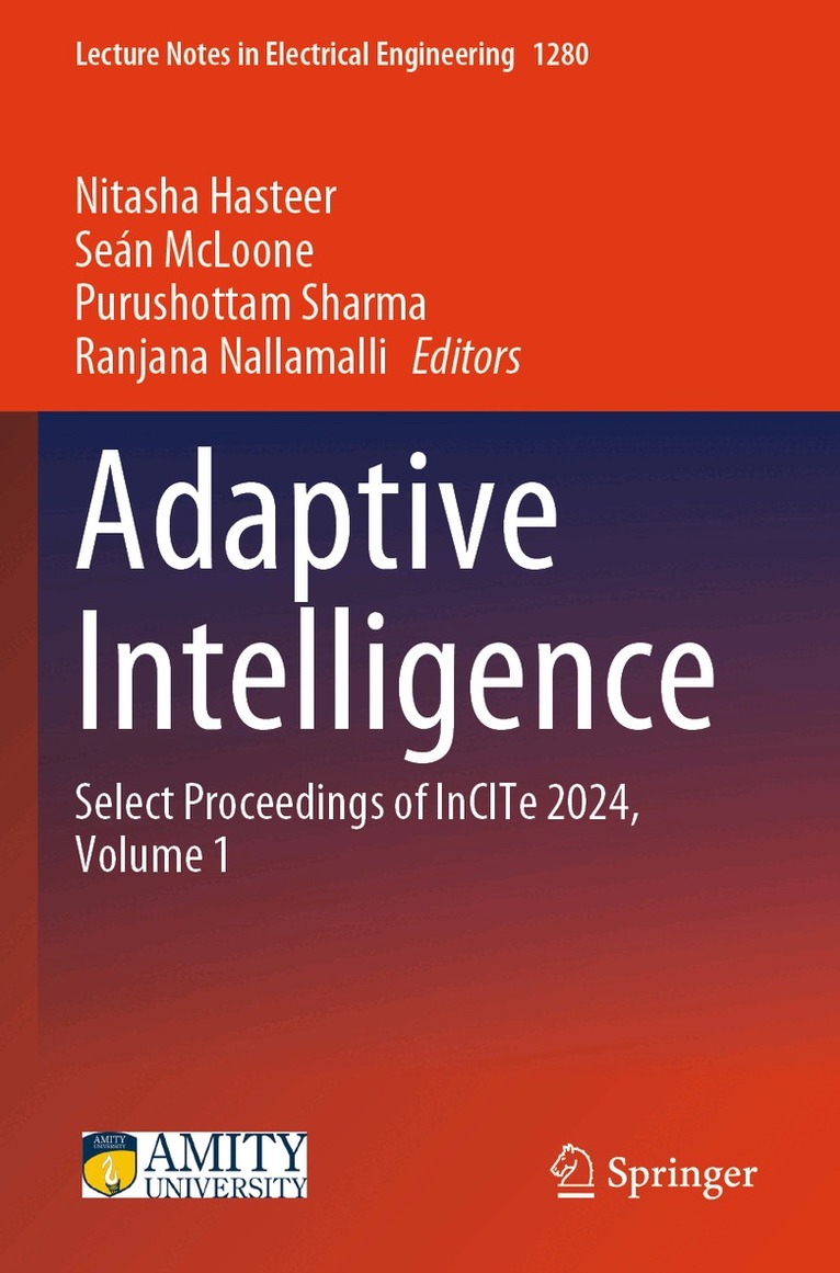 Nitasha Hasteer, Seán McLoone, Purushottam Sharma, Ranjana Nallamalli - Adaptive Intelligence, Häftad