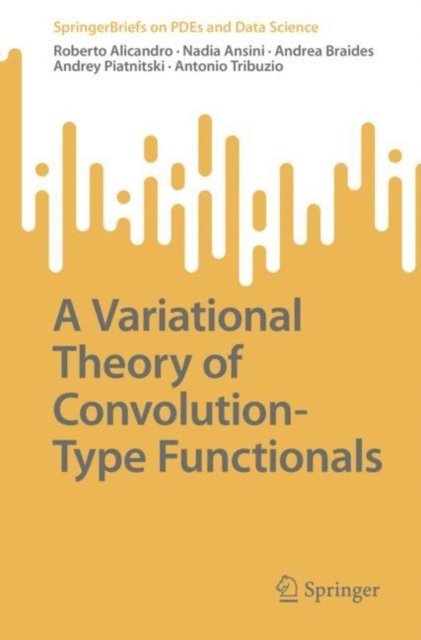 Antonio Tribuzio, Andrey Piatnitski, Andrea Braides, Nadia Ansini, Roberto Alicandro - Variational Theory of Convolution-Type Functionals, E-bok