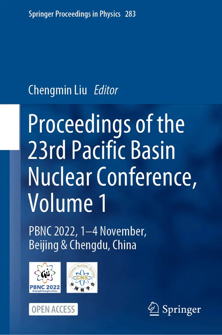 Chengmin Liu - Proceedings of the 23rd Pacific Basin Nuclear Conference, Volume 1. Tillgänglighet: Lägg i varukorg