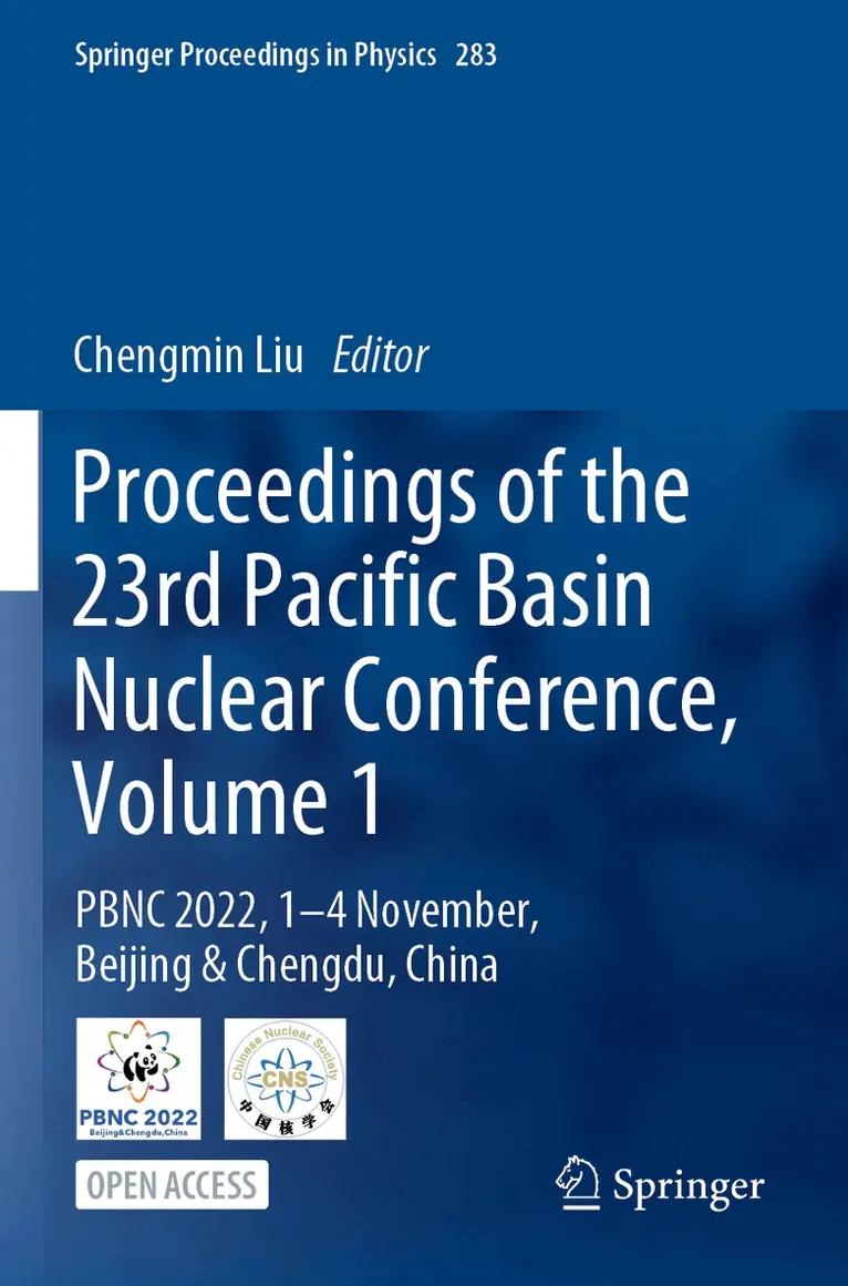 Chengmin Liu - Proceedings of the 23rd Pacific Basin Nuclear Conference, Volume 1. Tillgänglighet: Lägg i varukorg
