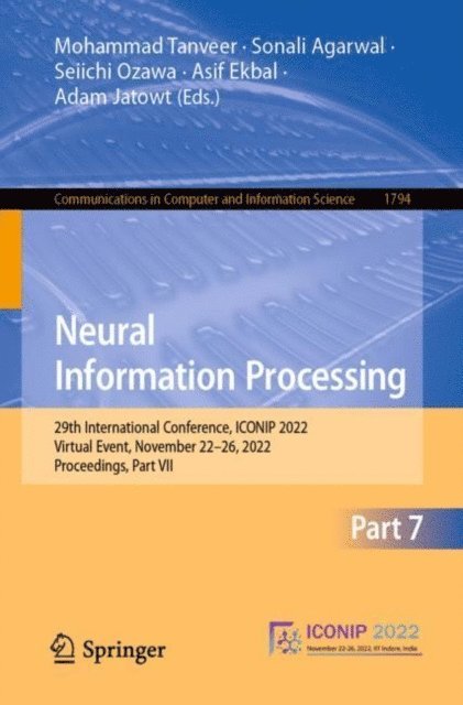 Adam Jatowt, Asif Ekbal, Seiichi Ozawa, Sonali Agarwal, Mohammad Tanveer - Neural Information Processing, E-bok