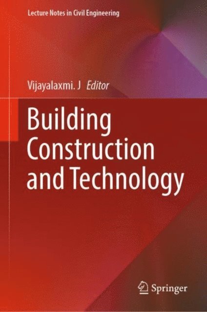 Vijayalaxmi J. - Building Construction and Technology, E-bok