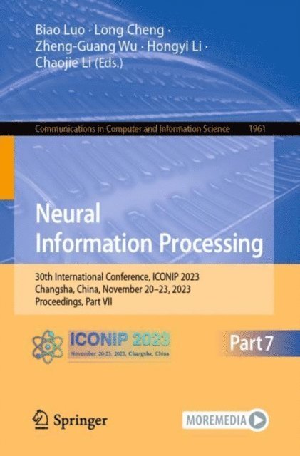Chaojie Li, Hongyi Li, Zheng-Guang Wu, Long Cheng, Biao Luo - Neural Information Processing, E-bok
