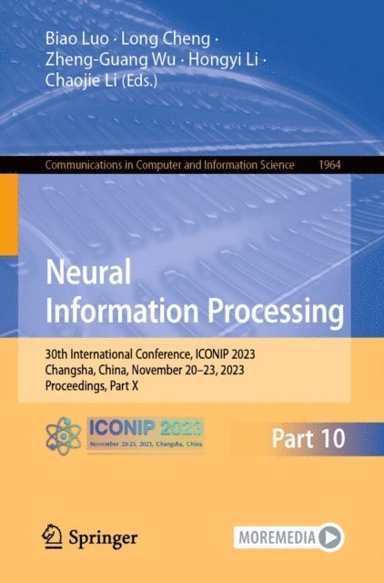 Chaojie Li, Hongyi Li, Zheng-Guang Wu, Long Cheng, Biao Luo - Neural Information Processing, E-bok