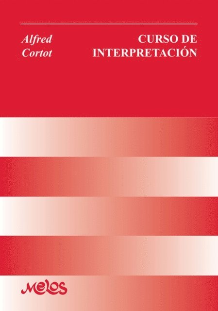 Alfred Cortot - Curso de interpretación, E-bok. Tillgänglighet: Lägg i varukorg