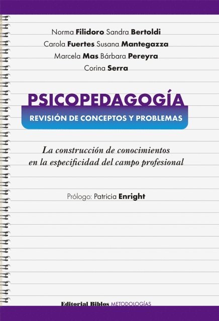 Sandra Bertoldi, Norma Filidoro - Psicopedagogía: revisión de conceptos y problemas, E-bok