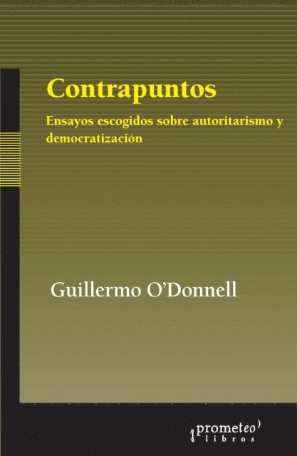Guillermo O'Donnell - Contrapuntos, E-bok
