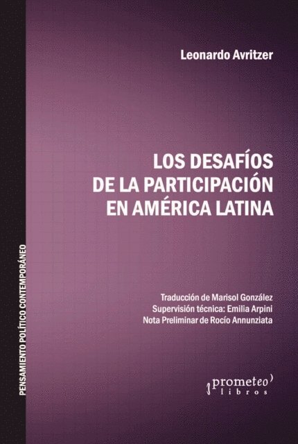 Leonardo Avritzer - Los desafios de la participacion en America Latina, E-bok