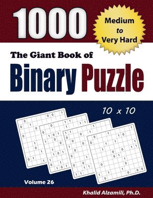 Khalid Alzamili - Giant Book of Binary Puzzle, Häftad