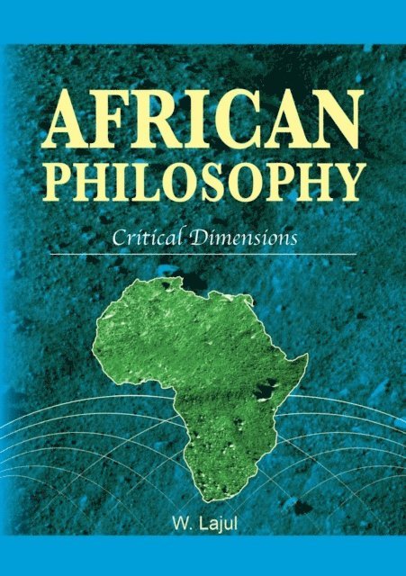 Wilfred Lajul - Lajul: African Philosophy, E-bok