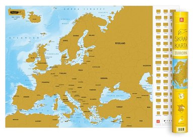 Jana Seta Map Publishers Europa – Skrapkarta