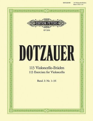 Justus Johann Friedrich Dotzauer, Johannes Klingenberg - 113 Exercises for Violoncello, Book 1, Övrigt