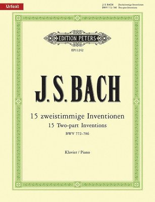 Two-part Inventions BWV 772–786 for Piano
