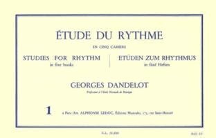 Etude Du Rythme Vol1, Häftad
