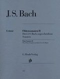 Bach, Johann Sebastian - Fltensonaten, Band II (Drei J. S. Bach zugeschriebene Sonaten)