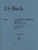 Johann Sebastian Bach, Klaus Rönnau - Sonaten und Partiten BWV 1001-1006 für Violine solo (unbezeichnete und bezeichnete Stimme), Häftad